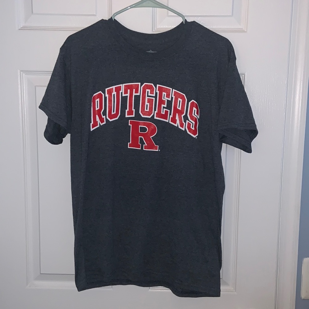 Gray Rutgers University medium tee shirt